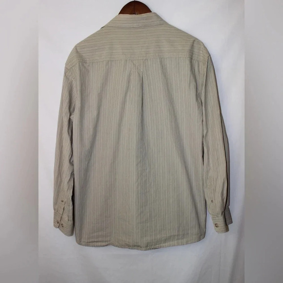 Men’s Timberland Long Sleeve Striped Casual Workwear Button Down Size Large - Picture 8 of 11